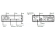 MTA (Calearo) 1DIN RADIO/SD/USB/BT/EEPROM zeer korte inbouw diepte 95mm zeer geschikt voor land bouw machines